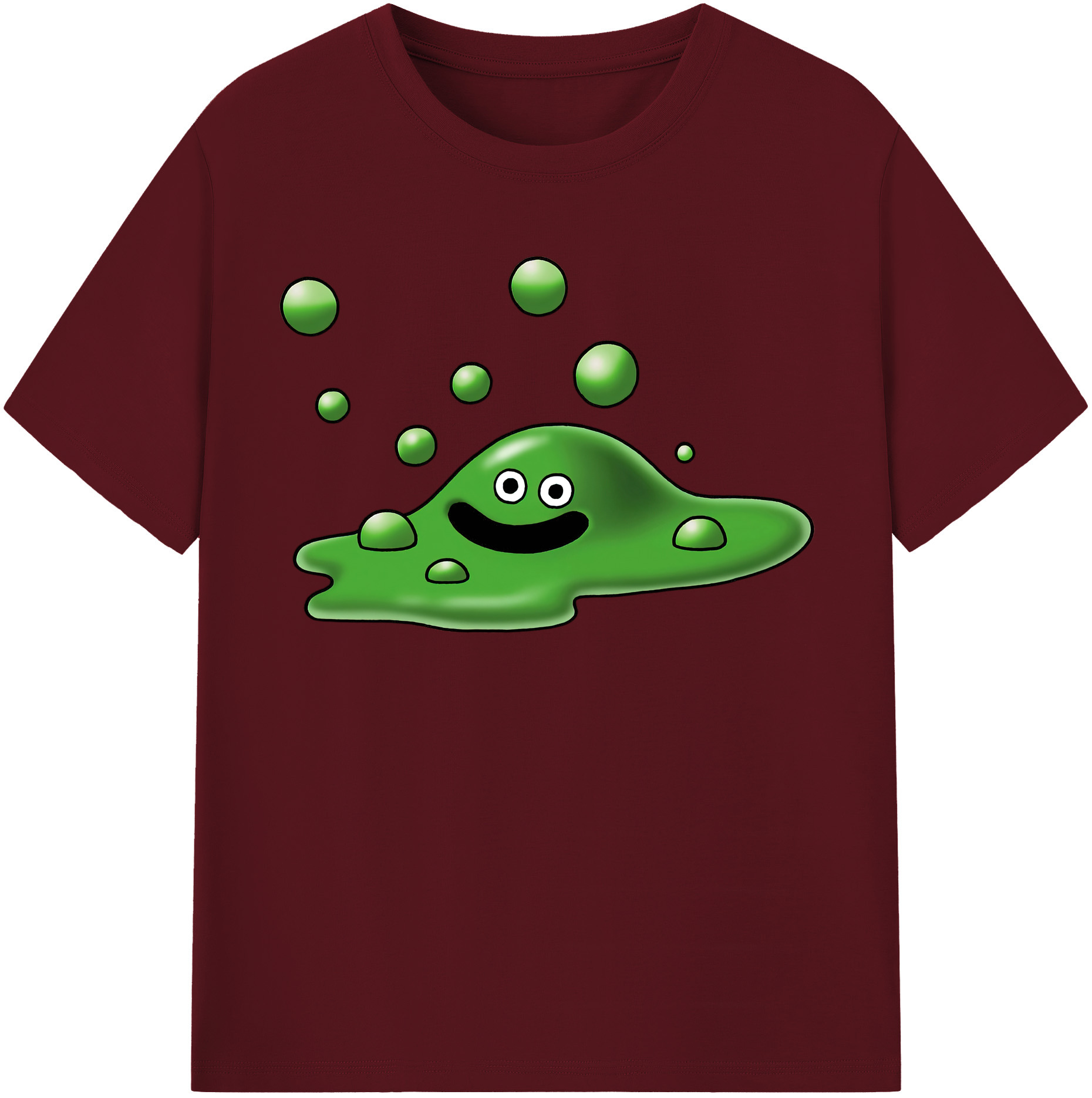 （画像用） ドラゴンクエスト Doragon Kuesuto Dragon Quest 綿100％半袖Tシャツ（フロントプリント）